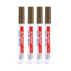 욕실 화장실 타일 틈새 줄눈 마카펜 그리기용 보수제, 골드, 4개