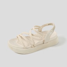 사하라 밴딩 꼬임 스트랩 샌들(5cm)
