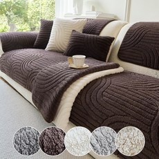 부드러운 단색 모던 심플한 감성의 논슬립 쇼파패드 2 3 4인용