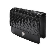 골프 거리측정기케이스 스컬 부쉬넬케이스 벨트형 클립형, 블랙