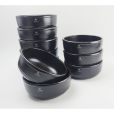 경산 세라믹 강돌이 비빔기 갈비탕기 곰탕 뚝배기18cm 19cm 19.5cm (1박스당 10개), 10개, 18cm