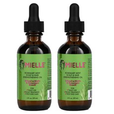 Mielle 미엘 오일 로즈마리 민트, 2개, 59ml