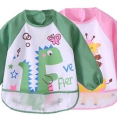 방수 자기주도 이유식 식사 놀이 포켓 턱받이 4종 enj+28976Kf, 사자