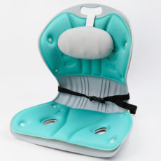 Mirsh 바른자세 등받이 허리보호 자세보정 의자, 그린