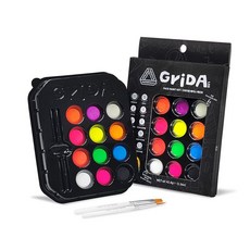 파티 행사 이벤트 야광 형광 페이스페인트 12색, 본상품