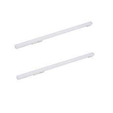 엘포스 LED SIMPLE 600mm 티에스라인등 레일조명 특허등록 TS라인등 슬림형 고출력 플리커프리 바디화이트, 2개, 주백색
