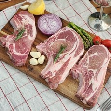 장보리 수입 돼지고기 돈마호크 캠핑 바베큐 500g x 2팩, 기본상품