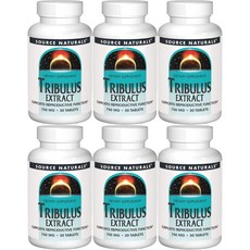 소스내추럴스 트리뷸러스 남가새 추출물 750mg 테블릿, 6개, 30개