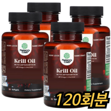 네이처스크래프트 크릴 오일 아스타잔틴 소프트젤, 1개, 120회분