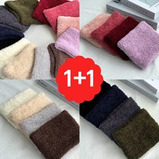 [1+1] J3 탁텔 넥워머 숏 사이즈 국내생산 극세사 겨울 방한용품 남녀공용 골프 등산 낚시, 블랙+블랙