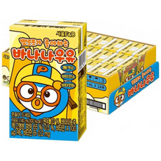 서울에프엔비 뽀로로가 좋아하는 바나나우유, 140ml, 96개