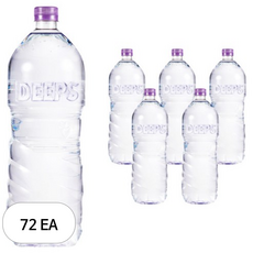 딥스 해양심층수 에코골드 무라벨, 2L, 72개