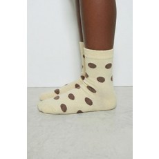 [국내배송] 자라 ZARA 스트라이프 & 도트 롱 삭스 3켤레 세트 - 노랑 971596