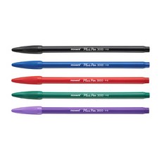모나미 프러스펜 0.4mm 수성펜 1타스 12자루 색상선택, 흑색