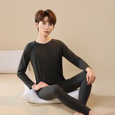 高中生德絨保暖內衣套裝，舒適彈力，適合青少年男女