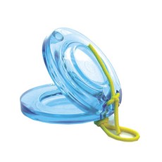 成功 亮彩手響板(單入) 兒童音樂啟蒙教具，培養節奏感與手眼協調，安全無毒材質, 藍色, 1個