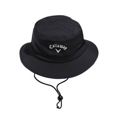 캘러웨이 CG 버킷햇 골프모자 남성 빅사이즈 대두 스포츠 벙거지 캐주얼 모자, 블랙