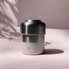 【MEROWARE】 LILY燜燒罐 三色可選 2020紅點設計獎得獎【La nube親子選物 台灣總代理】, 豆沙粉 + 櫻花粉, 1個