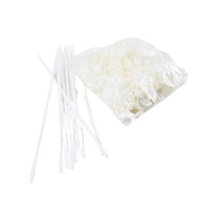 AN 풍선 고정 막대 홀더 세트 화이트 대용량 100개입 스틱 캡, 100개