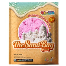 촉촉이모래 모래놀이 어린이 유아 실내 촉감놀이 놀이모래, 1개, 450g, 핑크
