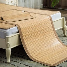 춘향이 왕대자리 천연 나무돗자리 직선형 아초 마작 거실 백세건강 대나무 대자리 대나무돗자리 빠릅니, 대나무+무광 잔디