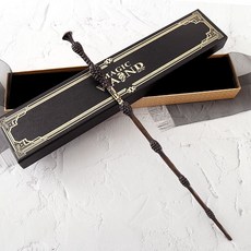 마법 지팡이 볼드모트 완드 마술봉 위자딩 소품 딱총나무, 선물 상자 없는 메탈 코어 막대, 1개, 도블리도