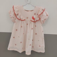 압소바 연핑크 컬러로 러블리한 레이스 포인트 여름 원피스