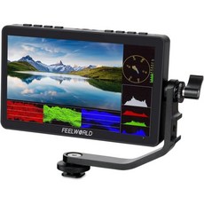 카메라 필드 모니터 전문가용 듀얼스크린 파워 무선 전송 IPS FHD1920x1080 4K HDMI 입력 출력 5V 타입-c 틸트 암을 위한 3D LUT F970 외장 키트가, 1개