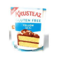 크러스티즈 프리 옐로우 케이크 믹스 18 온스 2개 팩 Krusteaz Gluten Free Yellow Cake Mix 18 Ounce Pack Of 2, 크루스테즈 글루텐 프리 옐로우 케이크 믹스 18온스 팩, 1개, 510g