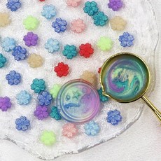 개가방 꽃 모양 씰링 왁스 비즈 카드 봉투 결혼식 초대장 선물 포장 장식에 적합, 1개, 22. A22