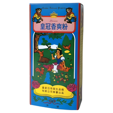 皇冠 香爽粉 90g 紙盒裝, 1個