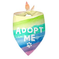 Adopt Me Dog 반다나 PET 펫s 강아지용 무지개 강아지 재미있고 귀여운 사진 프리미엄 소품 애완동물 스카프 액세서리 애완견 애호가 특별한 선물 2180, Adopt Me Dog 반다나 PET 펫s 강아지용 무