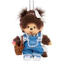 Monchhichi GENTLEWOMAN 牛仔蕾絲女孩 第二代, 圖片款, 1個