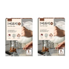 웰빙여과지(대) 7매-2팩, 2개