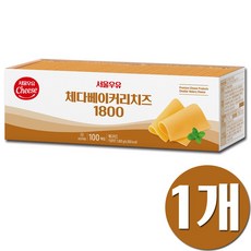 서울우유 체다 베이커리 치즈, 18g, 100개