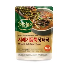 비비고 시래기 듬뿍 장터국, 4개, 500g