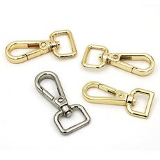 桃園出貨-【3454人好評】包包扣環配件五金扣金屬掛鈎包帶鈎扣背包扣加厚鎖扣皮包扣鎖配件, 銀色  內徑1.6厘米,2個