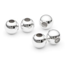 925 실버 은볼 비즈 만들기 부자재 3.0 mm 10개입, 1개, 925실버