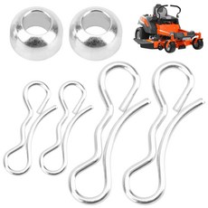 Mower와 호환되는 부싱 스페 2팩 532195263 교체 53219 52-63 래치 포함 532195270 액세서리에 적합