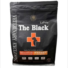LaPetz The Black 犬糧 皮毛照護配方 全犬糧 呵護皮膚毛髮健康, 1.5kg, 1個, 皮膚/頭髮