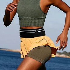 코지스 조깅 휴대폰 여성 러닝벨트 남자 분리수납 러닝벨트, 블랙, 1개