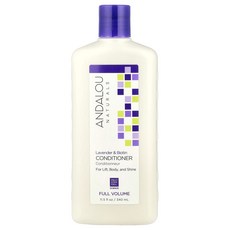 Andalou Naturals 컨디셔너 헤어 볼륨 및 리프팅 힘 있고 윤기있는 모발 라벤더와 비오틴 11.5 fl oz (340ml), 340ml, 1개