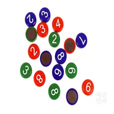 재군만세 숫자 자석 1에서10 교육용자석, 초록, 1개