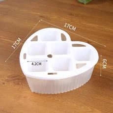 튤립 재배 키트 아크릴 용기 뿌리 확인 강력하고 안정적인 4/5홀 바스켓 구근 간편 실내 장식 수경