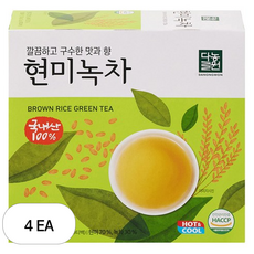 다농원 현미녹차, 1.3g, 100개입, 4개