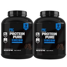 1+1 마켓디 프로틴 퓨어 2kg x 2 살찌는 헬스 칼로리 벌크업 탄수화물 체중증가 식물성 단백질 보충제 프로틴 가루, 2개