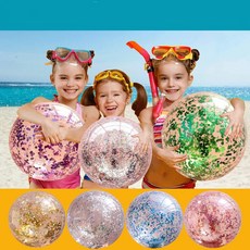 臺灣發貨充氣遊泳池 家庭遊泳池 兒童戲水池 露營泳池 別墅泳池 院子泳池 充氣遊戲屋 寶寶球池 兒童充氣滑梯, 1個, 水池戲水亮片沙灘球一個單價花色隨機