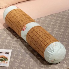죽부인 냉감 긴 여름 시원한 쿨링 대형베개, 라탄매트형 버섯 여름에더적합