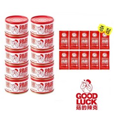 GOOD LUCK 표고고추 매운장 고추장 양념장 중국식품 10+10봉, 10개
