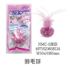Petroyal 貓咪玩具 羽毛造型球 - 日本貓草舒壓玩具, 1個